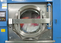 水洗い標準工程の大型洗濯機